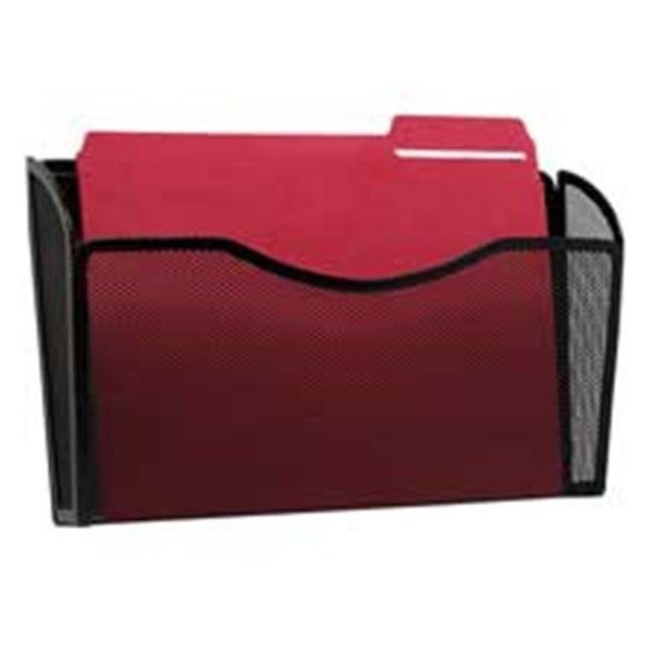 Classroom Creations Wall File- Mesh- Holds 13-.50in. W- Black CL1189839